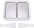 Frozen Dpofirs Stainless Steel Ice Cream Roll Machine | Dual Cold Plate for DIY Desserts Gelato Sorbet Yogurt