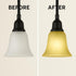 6"x6", (1-Pack) LIGHTACCENTS Alabaster Glass Pendant Light Shade - Farmhouse Style Chandelier Shades, Socket Nut