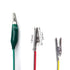 UCTRONICS Breadboard Alligator Clip Jumpers, 2x10pcs 8 inch Gator to Male & Female Jumper Wires for Testing