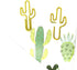 Binder Paper Clip, 30 Cute Cactus Paper Clips for Creative Decoration in Home, School, and Office (B)