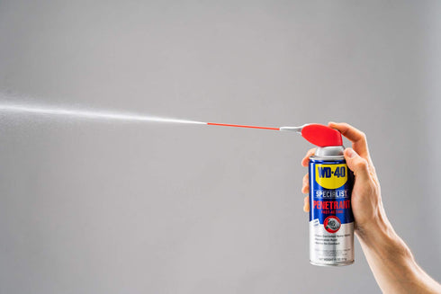 WD-40 2 11 OZ 2 11 OZ Specialist Silicone Lubricant with Smart Straw Sprays Ways, & Specialist Penetrant with Smart