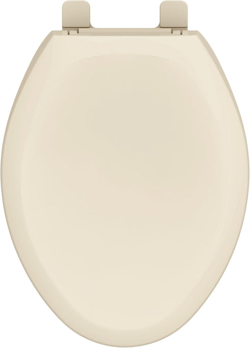 Gerber Elongated Toilet Seat with Cover, Soft Close, No Slam, Quick &