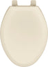 Gerber Elongated Toilet Seat with Cover, Soft Close, No Slam, Quick &