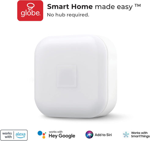 2000K 5000K GLOBE Electric Wi-Fi Smart Ambient Night Light with Motion Detection, No Hub Required, Voice Activated