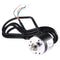 Rotary Encoder, 600P/R Photoelectric Incremental Rotary Encoder 5V-24V AB 2-Phases Wide Voltage Power