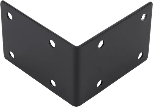 NINGWAAN 20 2.9 2.9 1.9 inch PCS L Corner Brackets, Stainless Steel Black Joint Right Angle Bracket, Corner Brace Shelf