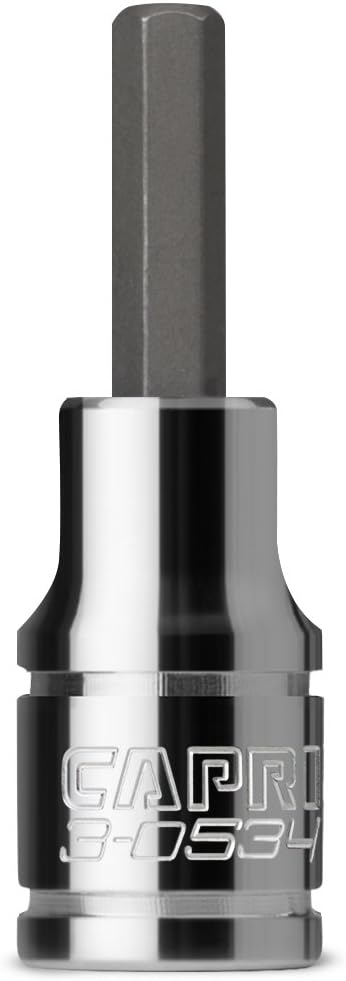 Capri Tools 3-0534 4 mm Hex Bit Socket, 1/4-Inch Drive, Metric