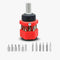 13-in-1 Mini Combination Ratchet Screwdriver, Multi-Bit Outdoor Tool Set, Easy to Carry for Many Purposes