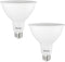 Sunco Lighting 2 Pack, 1800 Lumens Outdoor LED Flood Light, Waterproof PAR38, Dimmable, 15W=150W, 5000K