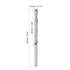 uxcell Carbide Twist Drill Bits 3.3mm, Metric Spiral Flutes Straight Shank Tungsten Steel Drilling Tool for Stainless Steel Alloy Metal