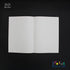 SAKAE????????? iroful Notebook, 8.27" x 5.85", 96 Pages, Unruled, White, 1 Pack (PI-A5NB-MW)