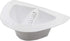 Comfort Axis 32 Ounces Slanted Specimen Collector Pan with Graduations, 5 Pack, White