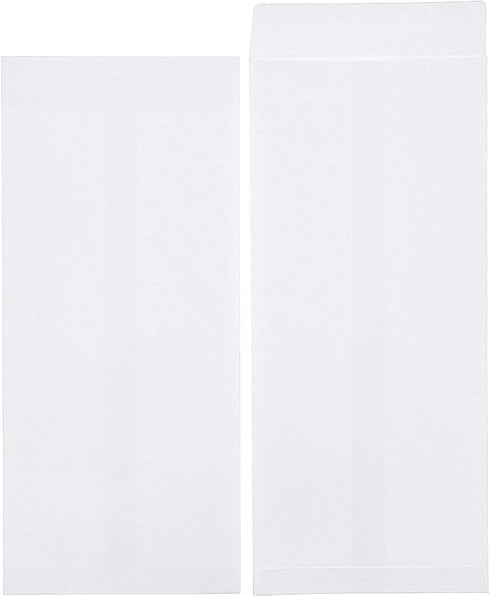 Juvale 50-Count #14 White Policy Business Envelopes, 11.5 x 5 Inches for Office Use