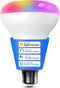 meross Smart Light Bulb BR30 Flood WiFi LED Bulbs Dimmable E26 Multicolor 2700K-6500K RGBCW Compatible with Apple