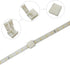 D DrNeeko 10mm (2 5050 2835 3528 3014 5730 Pack 10 LED Strip Solderless Connector Adaptor for Waterproof Single Color
