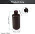 Othmro 2Pcs 33.8oz Plastic Containers Lab Chemical Reagent Bottles, 1000ml Small Mouth Liquid Solid Storage Bottles Round Sample Storage Containers Sealing Bottles with Cap for Food Storage Brown by Othmro