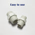 12PCS 3/4 Inch PVC Pipe Fitting Hex Nipple, G3/4 Male X G3/4 Male Coupling Adaptor for Plumbing