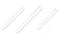 MG1001-50 50pcs 10ml Clear Plastic Test Tubes Without Caps, 15mm X 100mm, Round Bottom
