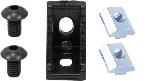 26pcs 2020 Corner Bracket Connector Aluminum Extrusion Hardware with T Nuts and Screws for 8020 Profile