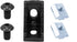 26pcs 2020 Corner Bracket Connector Aluminum Extrusion Hardware with T Nuts and Screws for 8020 Profile