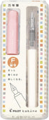 Pilot Kakuno Fine-Nib Fountain Pen - White Body with Soft Pink Cap (FKA-1SR-SPF)