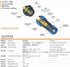 WEIPU SP21 3Pin Industrial Electrical Circular Connector, SP2110 IP68 Threaded Coupling Connectors