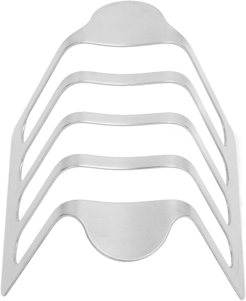 Commercial (F1) ZJchao Stainless Steel Toast Rack, Serving Toast Tray, Bread Rack, Bakery Racks Easy to Clean Vintage