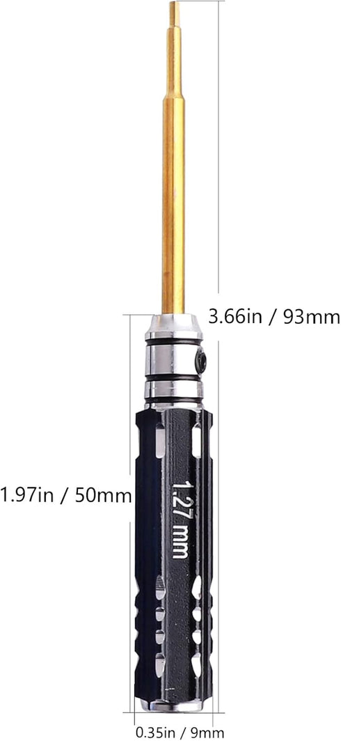 5pcs FriHobby Small RC Hex Screwdriver Set - Mini Hex Driver Set for Axial SCX24 Repair Tool Kits.