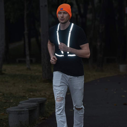 AYKRM High Visibility Reflective Vest - 9 Color Adjustable Running Gear