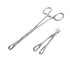 VR Instrument Supply Sponge Holding Forceps 7" Straight Serrated Surgical Instruments Veterinary Body Piercing Tools
