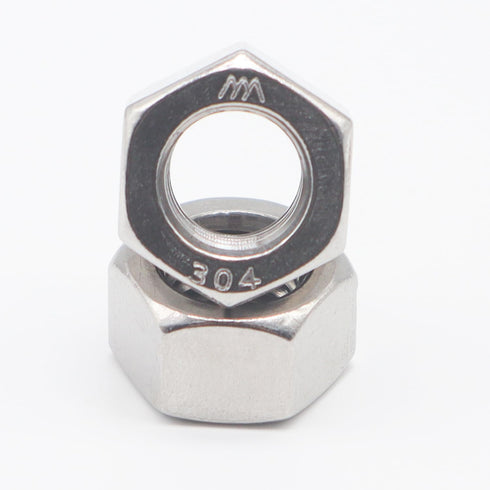 Kuprowin M4 M4-0.7mm 150pcs Metric Hex Nuts, Stainless Steel Standard Metric Coarse Thread Hardware Nuts;