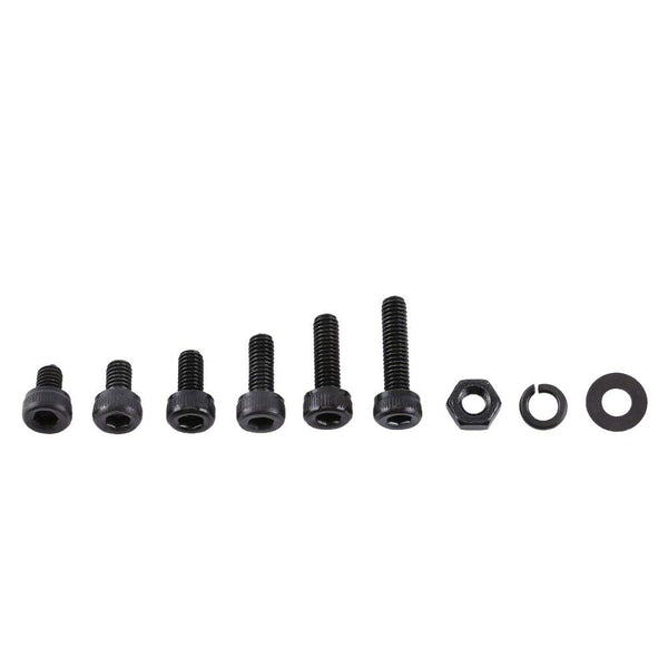 300pcs M3 Black Alloy Steel Hex Socket Screws Nuts Washer Assortment Kit (Set A Head)