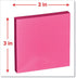 Universal UNV35611, 100 Sheet 3 in. x 3 in. Fan-Folded Self-Stick Pop-Up Note Pads, Assorted Bright Colors (12/Pack)