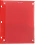 Five Star Pocket Folder + Study App, 4 Pack, 2 Pocket Folder, Customizable Cover, Fits 3 Ring Binder, Assorted Colors