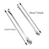 1 Set Stainless Steel Micro Sampling Spoons Spatula Combination, Reagent Spoons Laboratory Supplies (Pack of 4)