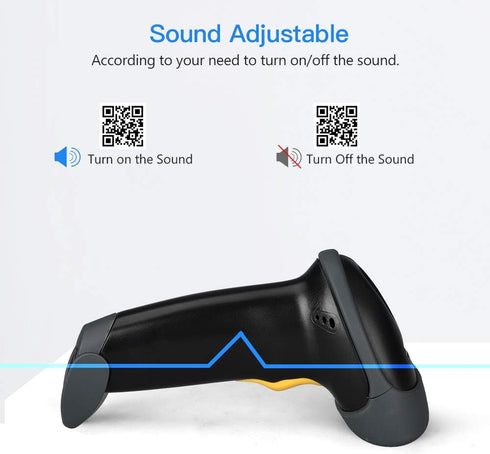 Eyoyo EYH2 2D PDF417 Handheld USB Barcode Scanner, Wired Automatic QR Code Scanner Data Matrix Bar Code Reader