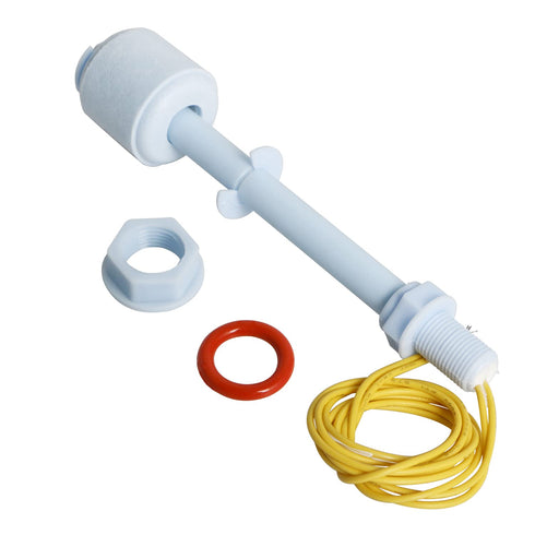 Aopin Liquid Level Switch Sensor PP, Water Liquid Level Sensor Float Switch for Water Pump, Fish Tank, Garden Pond, 1