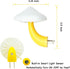 7 ZEZHOU Sensor LED Mushroom Night Light Plug in Wall Mushroom Light Magic Color Changing, Mini Dream Bed Colourful