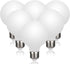 6 Pack G25(G80) Globe LED Light Bulbs, 5W Dimmable 40 Watt Equivalent, 500LM, E26 Base, 4000K Neutral White