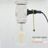 2 Pack E26 Bulb Socket to Outlet Splitter, 2 Outlet Light Socket Adapter, White, with Pull Chain Switch, UL Listed