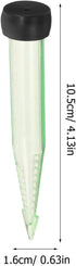 50Pcs jojofuny Transparent Flower Tubes for Fresh Flower Arrangements Hydroponic Nutrient Vials for Roses Carnations
