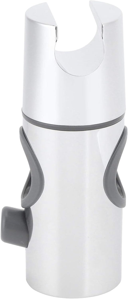 360 Adjustable Shower Head Holder for Slide Bar, Universal Handheld Shower Bracket with Rotation, Wall Mount Bathroom