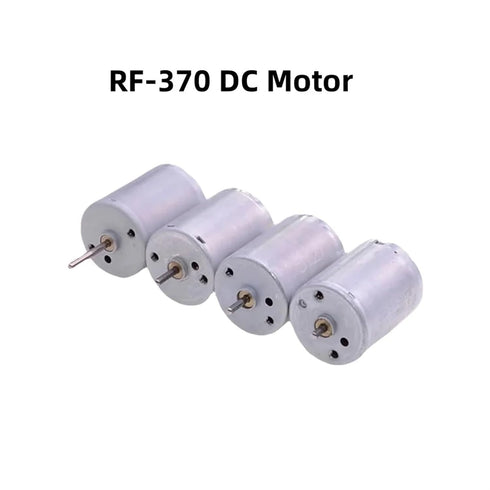RNUDBLSK 3V3.7V6V7.4V12V24V RF-370/-25117B/14400 RK-370CA-18220 Model(RF-370-25117B) DC Motor Slience DIY Toy Car/Boat