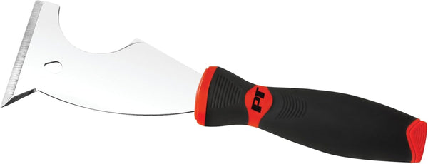 Performance Tool W9183 6-in-1 Painter's Tool with Polished Stainless Steel Blade and Ergonomic Grip
