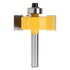 Yakamoz 1/4 Inch Shank Rabbet Router Bit with 6 Bearings Set - 1/8", 1/4", 5/16", 3/8", 7/16", 1/2"