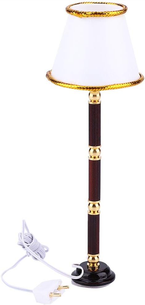 Aurovibe Metal Floor Lamp Model, Accessory, Ele LED Lamp with, Exquisite Workmanship for, Includes Battery Cable