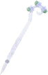 Handmade Glass Dip Pen, Sakura Crystal Magic Pen in Purple