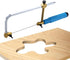 Coping Saw Heavy Duty Metal Woodworking Hand Saw, Fast Cutting Non-slip Hacksaw with 8 Pieces Scroll Saw Blades