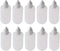 10Pcs 100ml Empty Refillable Portable Plastic Squeezable Dropper Bottles for Cosmetic Makeup Packaging
