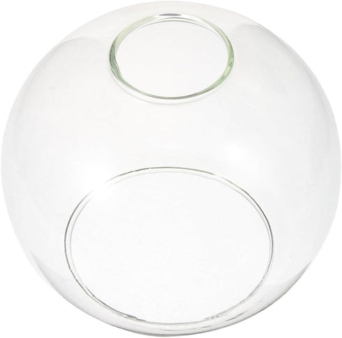 PRETYZOOM Clear Glass Globe Pendant Light Shade Dual Opening Chandelier Replacement Cover
